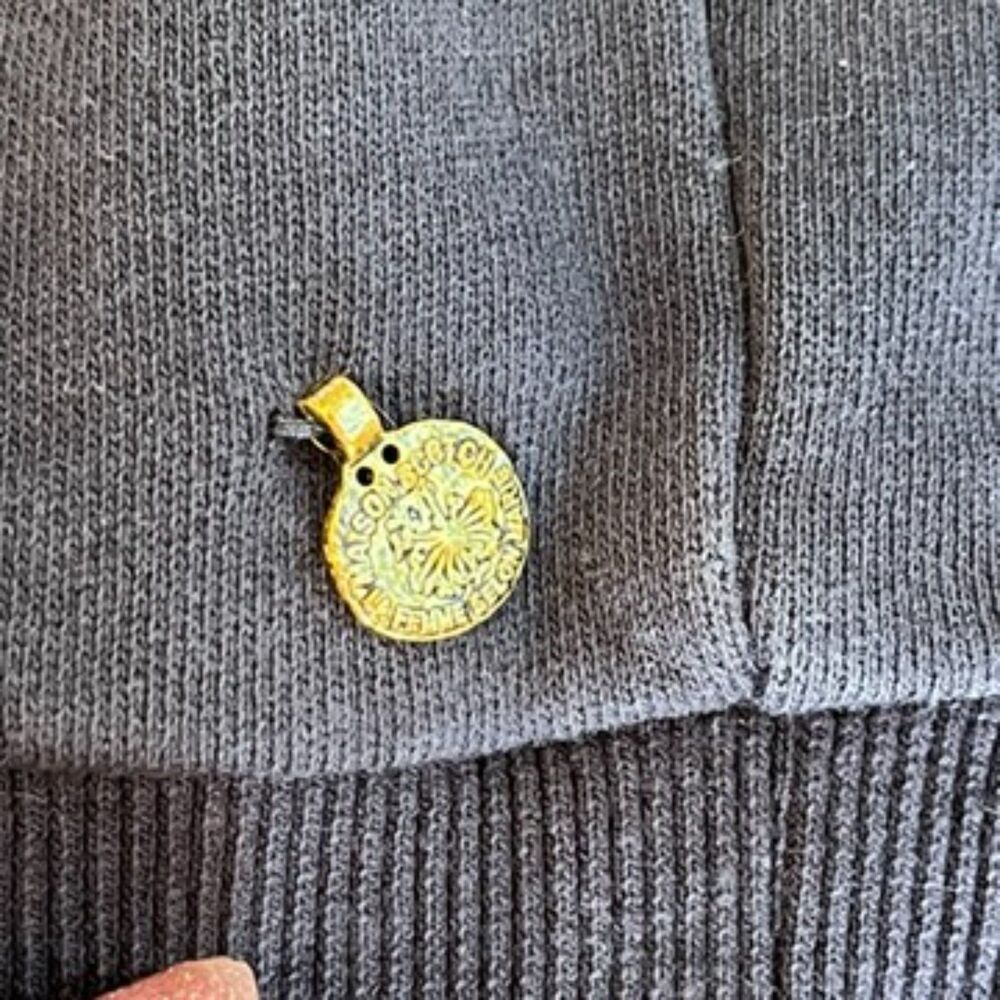 Maison Scotch & Soda Black Sweatshirt Short Sleeves Sequins Back Buttons Size 1 - Picture 12 of 13